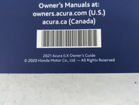 2021 Acura Ilx Owners Manual Book Guide P/N:31TX6G50 00X31-TX6-G500 OEM Used Auto Parts - Oemusedautoparts1.com