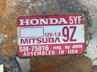 2019-2022 Acura Rdx Car Starter Motor Solenoid OEM P/N:SM-75016 Fits Fits 2019 2020 2021 2022 OEM Used Auto Parts - Oemuseda