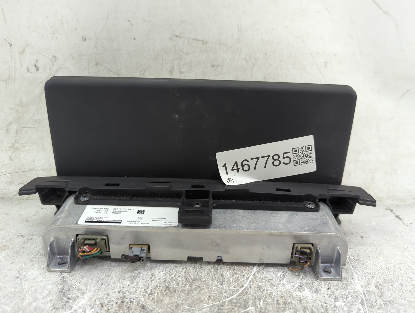 2019-2021 Acura Rdx Radio AM FM Cd Player Receiver Replacement P/N:39710-TJB-A12 CX-MHA8N0TX Fits Fits 2019 2020 2021 OEM Us