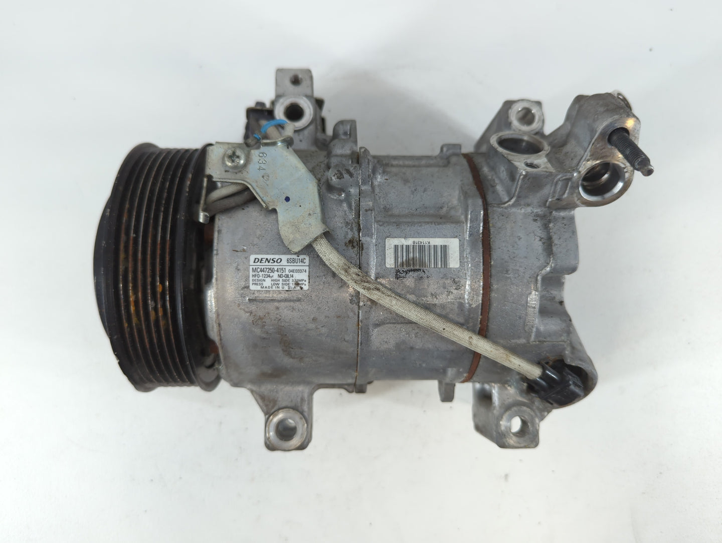 2019-2022 Acura Rdx Air Conditioning A/c Ac Compressor Oem - Oemusedautoparts1.com