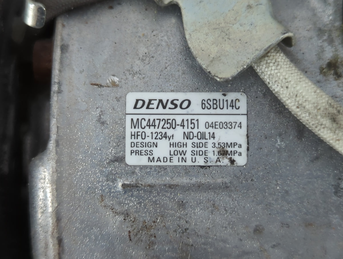 2019-2022 Acura Rdx Air Conditioning A/c Ac Compressor Oem - Oemusedautoparts1.com