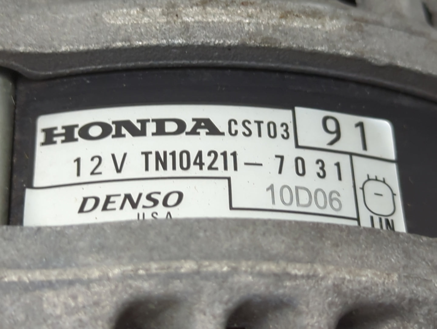 2021-2022 Acura Tlx Alternator Replacement Generator Charging Assembly Engine OEM P/N:TN104211-7031 Fits Fits 2021 2022 OEM 