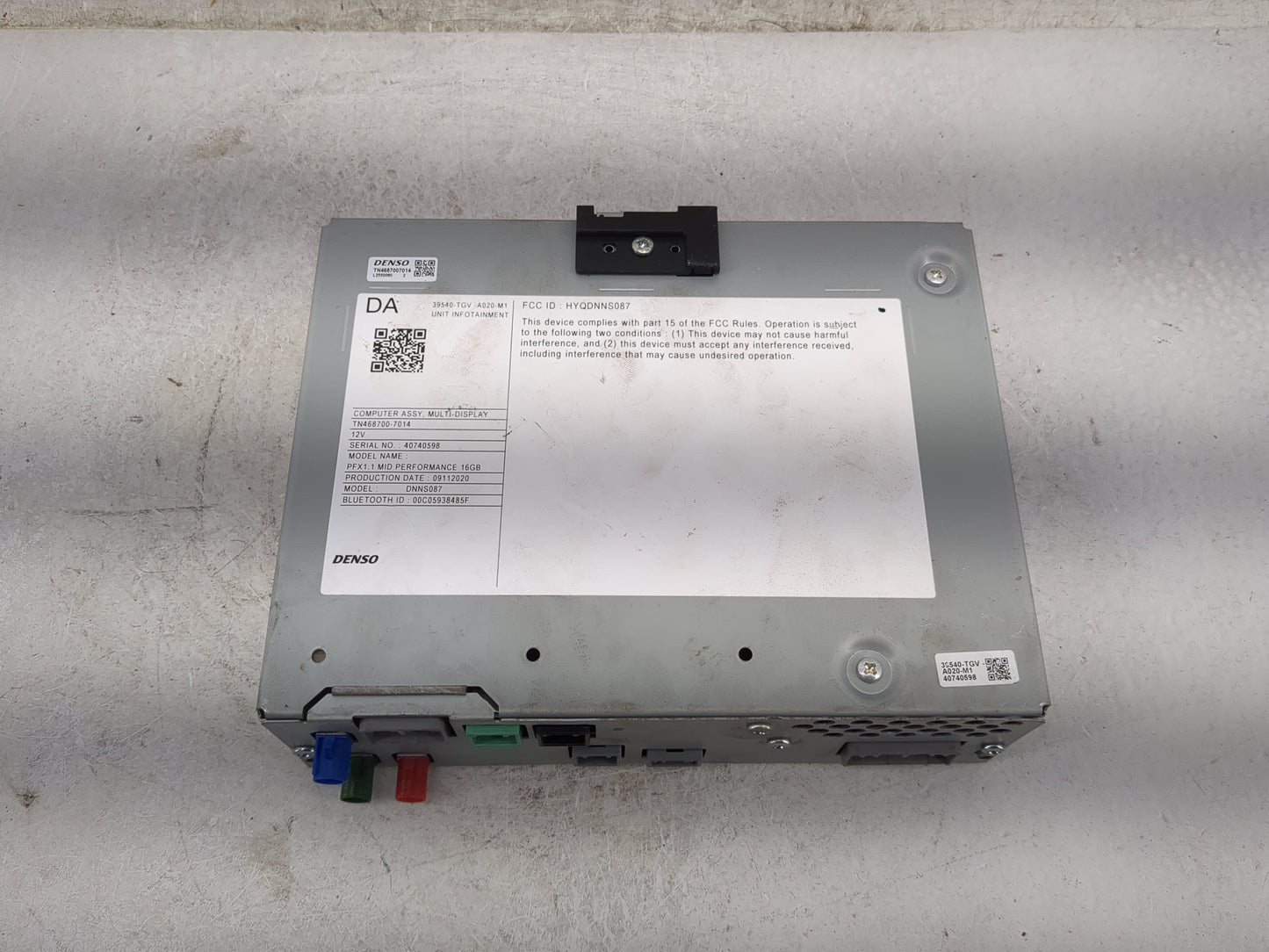 2021 Acura Tlx Radio AM FM Cd Player Receiver Replacement P/N:39540-TGV-A020-M1 HYQDNNS087, TN468700-7014, DNNS087, PFX1.1 F