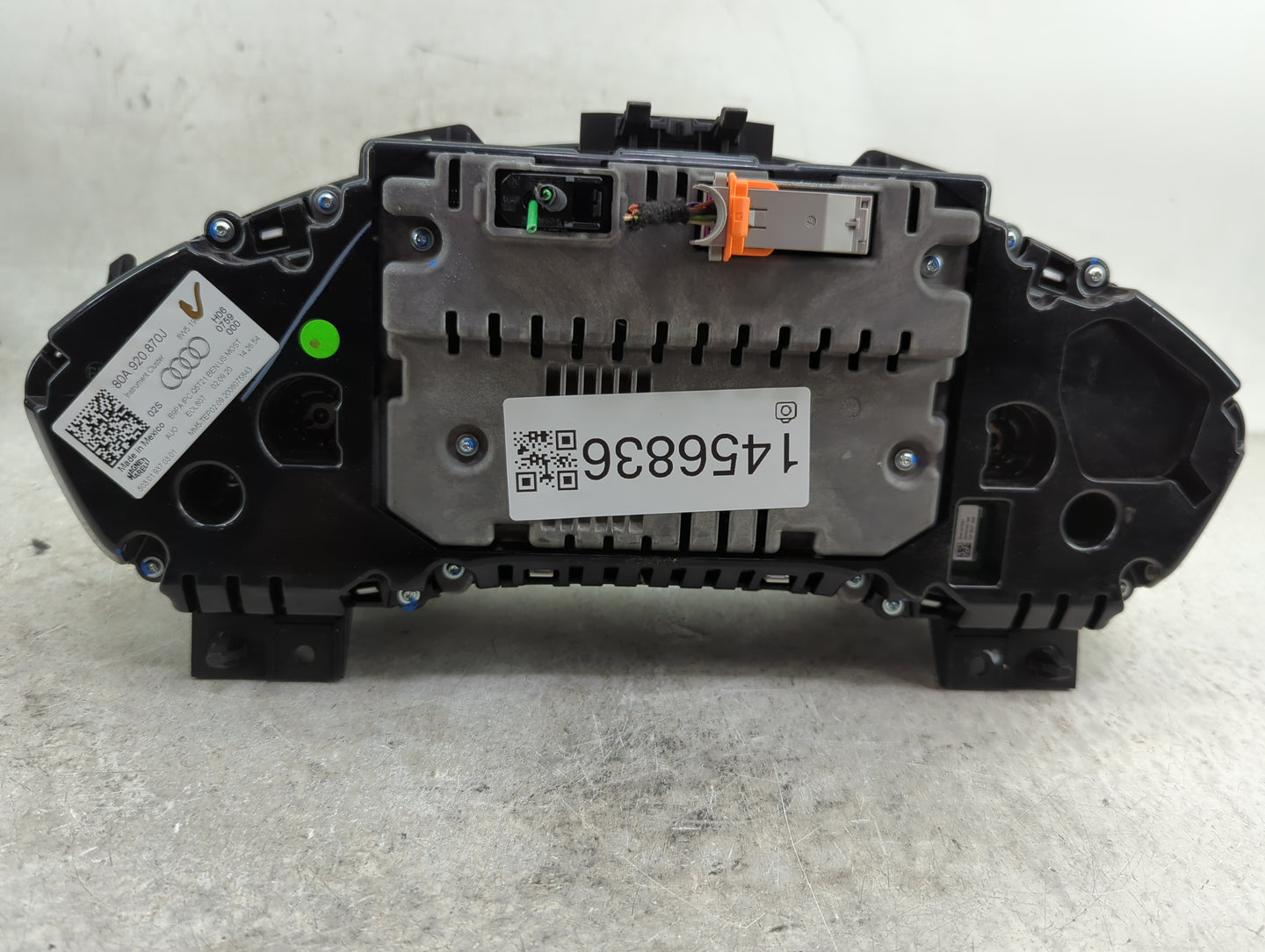 2021 Audi Q5 Instrument Cluster Speedometer Gauges P/N:80A 920 870J Miles: Fits OEM Used Auto Parts - Oemusedautoparts1.com