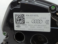 2021 Audi Q5 Instrument Cluster Speedometer Gauges P/N:80A920870L Fits OEM Used Auto Parts - Oemusedautoparts1.com