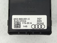 2021 Audi Rs7 Master Power Window Switch Replacement Driver Side Left P/N:4K0.959.851.C 3Q78BS00344, 178-20 A Fits OEM Used 
