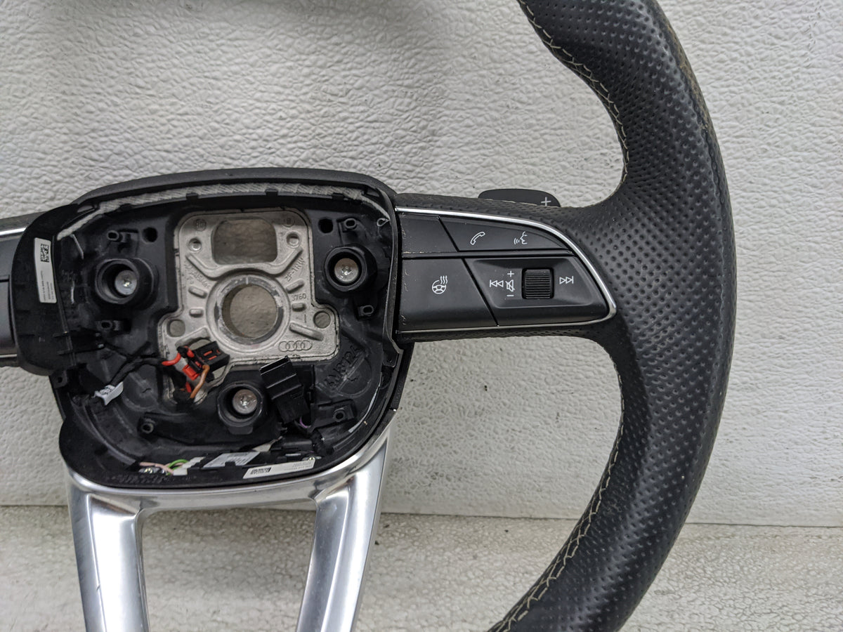 2021 Audi S4 Steering Wheel Oem Black - Oemusedautoparts1.com
