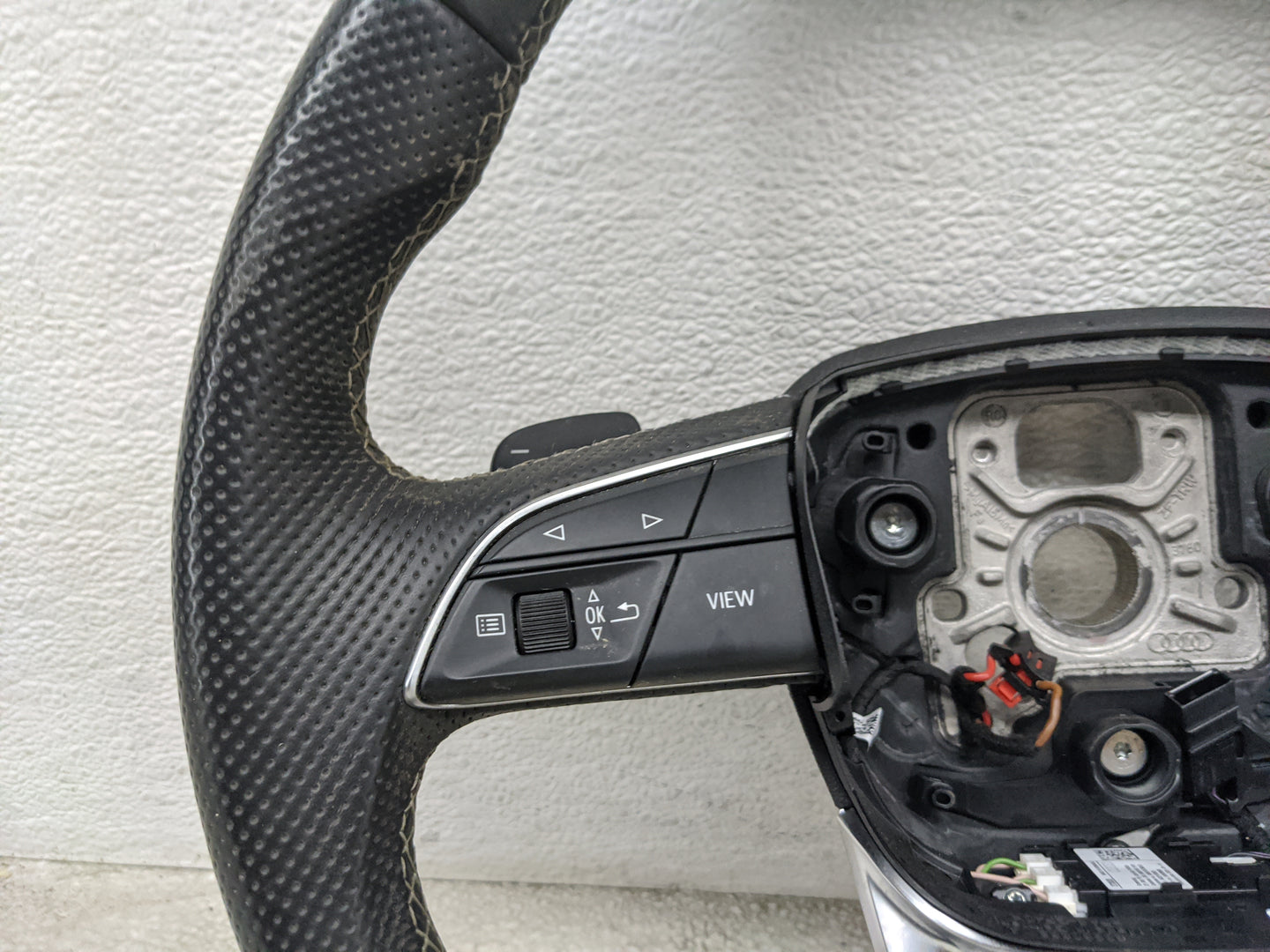 2021 Audi S4 Steering Wheel Oem Black - Oemusedautoparts1.com
