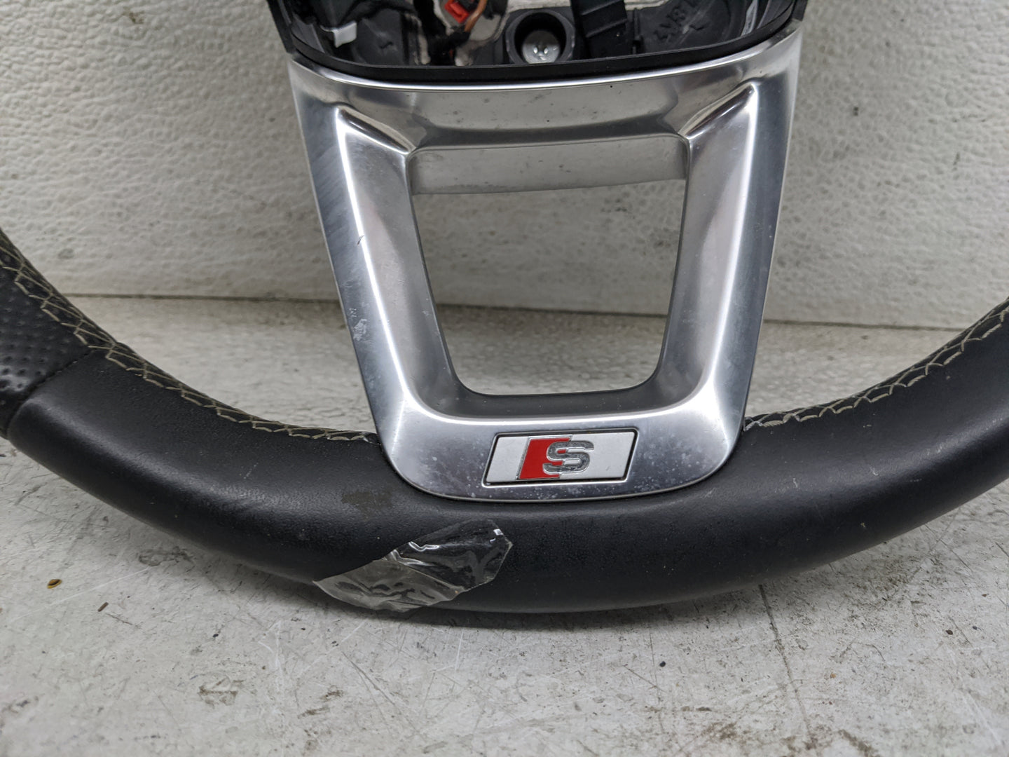 2021 Audi S4 Steering Wheel Oem Black - Oemusedautoparts1.com