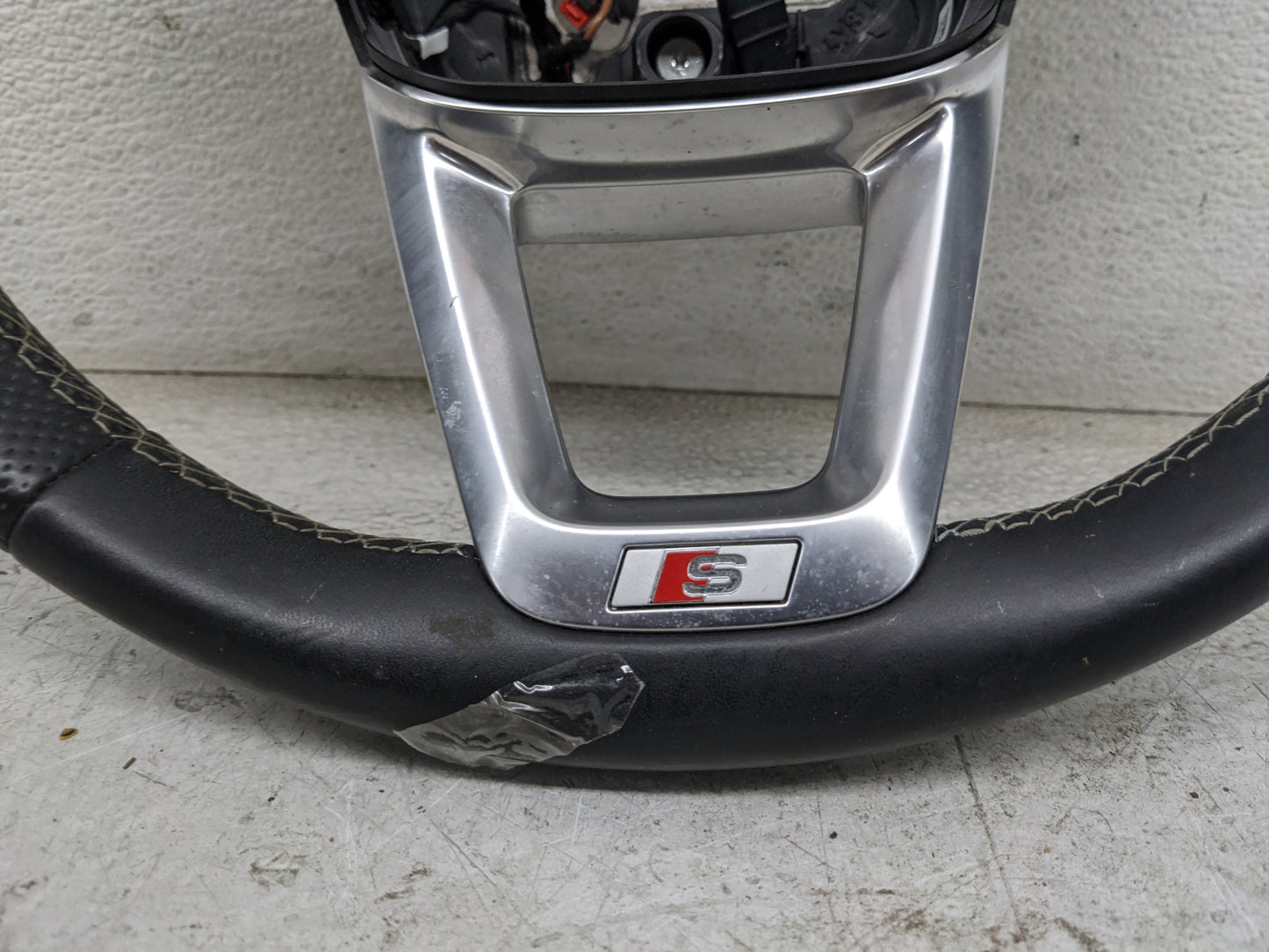 2021 Audi S4 Steering Wheel Oem Black - Oemusedautoparts1.com