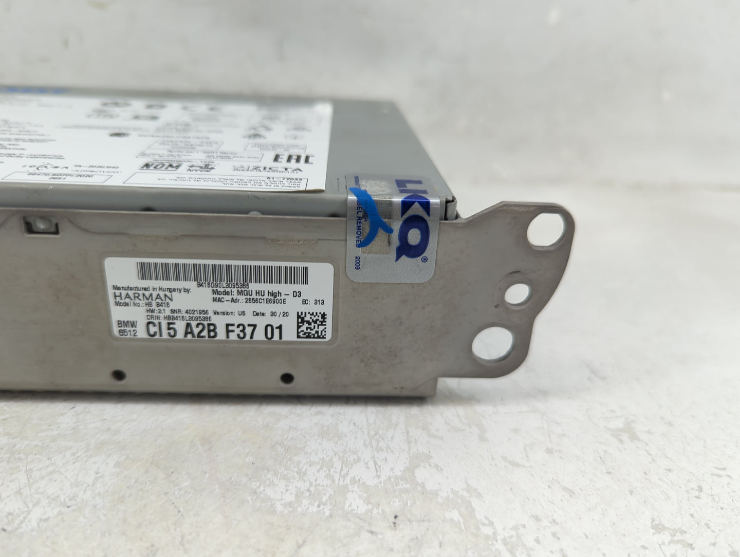 2021 Bmw 228i Radio AM FM Cd Player Receiver Replacement Fits Fits 2019 2020 2022 OEM Used Auto Parts - Oemusedautoparts1.co