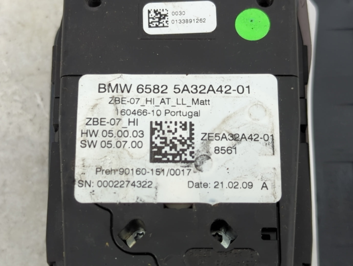 2015-2016 Bmw 228i Radio AM FM Cd Player Receiver Replacement P/N:6582 5A32A42-01 ZE5A32A42-01 Fits Fits 2015 2016 OEM Used 