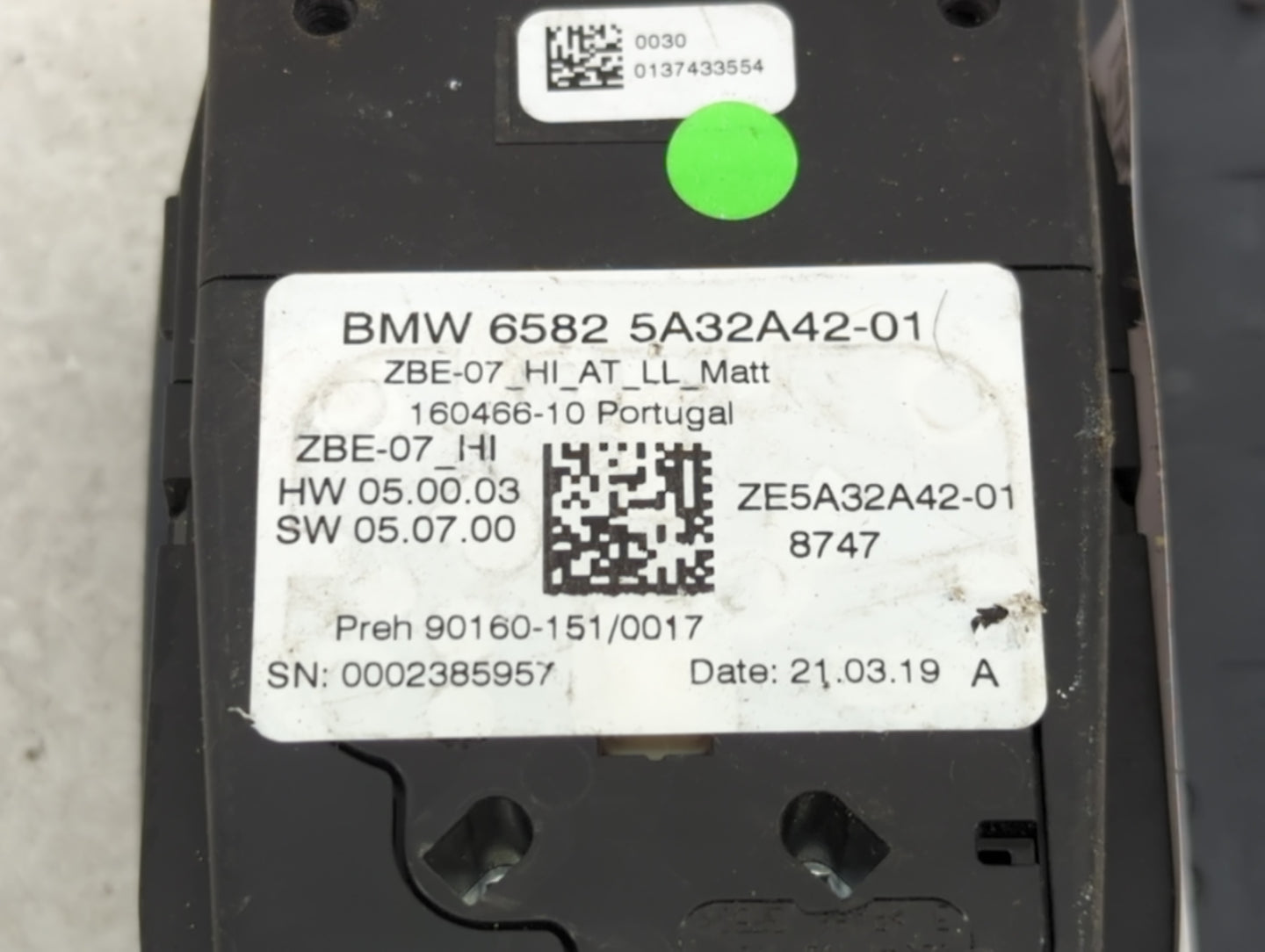 2021 Bmw 228i Radio AM FM Cd Player Receiver Replacement P/N:6582 5A32A42-01 ZE5A32A42-01, 90160-151/0017 Fits OEM Used Auto
