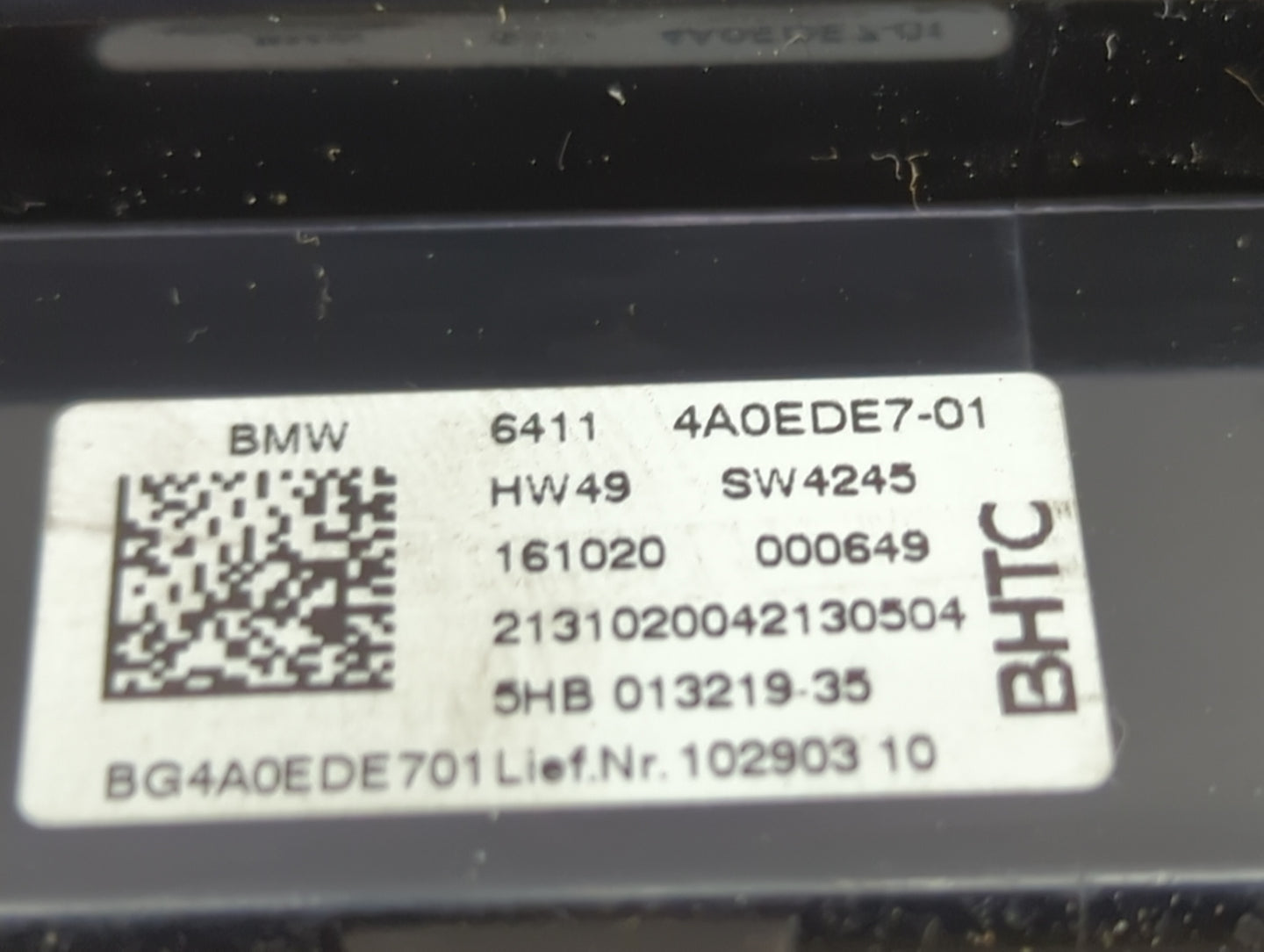 2021 Bmw 228i Climate Control Module Temperature AC/Heater Replacement Fits Fits 2019 2020 OEM Used Auto Parts - Oemusedauto