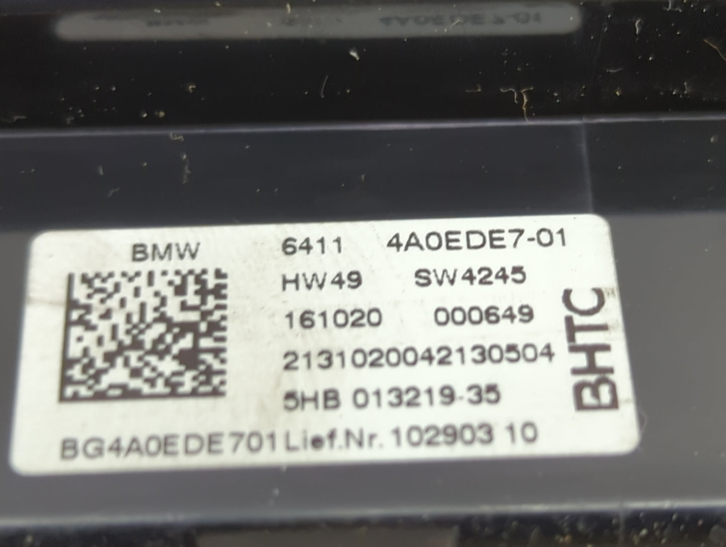 2021 Bmw 228i Climate Control Module Temperature AC/Heater Replacement Fits Fits 2019 2020 OEM Used Auto Parts - Oemusedauto