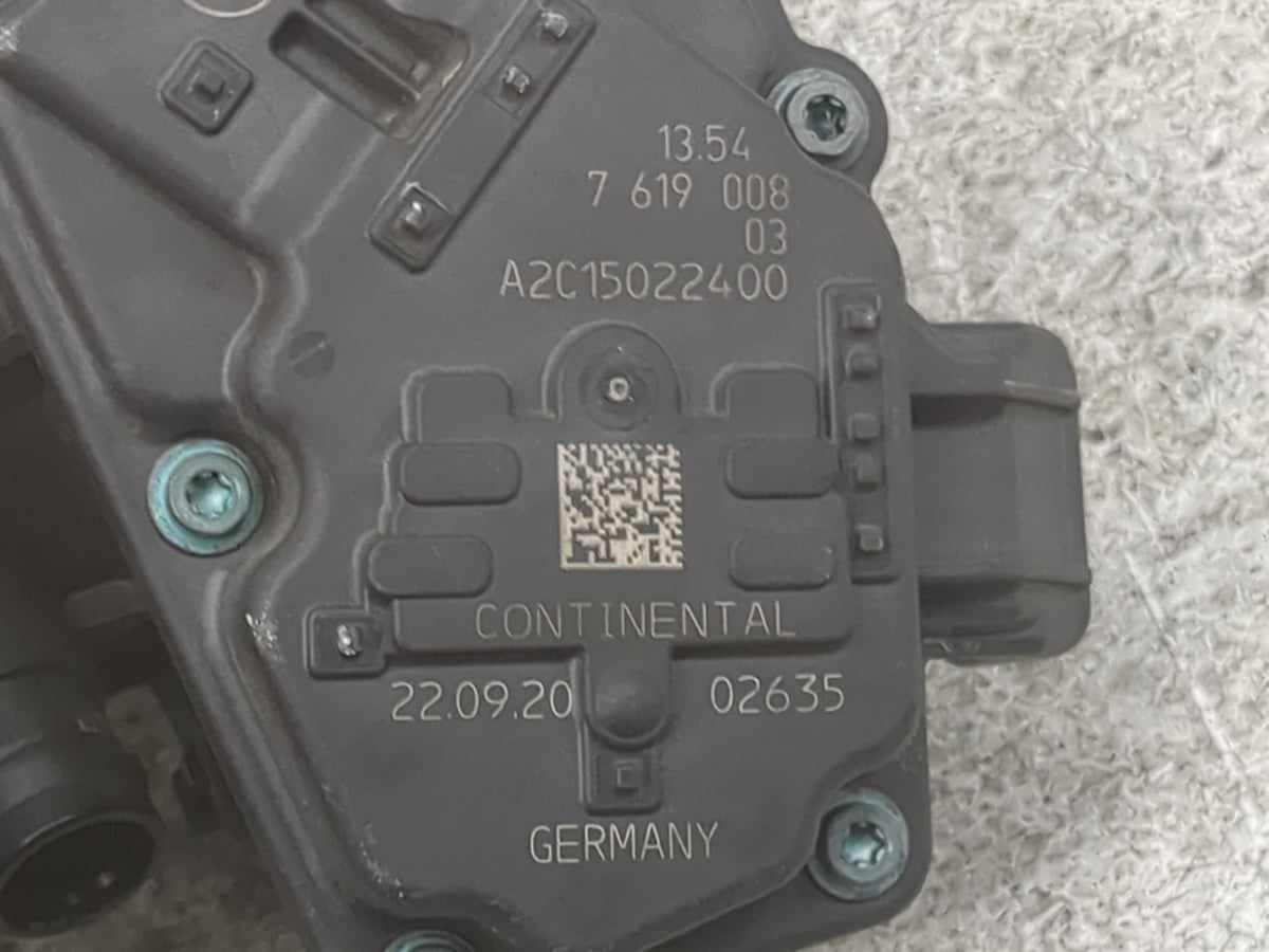 2021 Bmw 228i Throttle Body P/N:13.54 7 619 008 03 A2C15022400 Fits Fits 2016 2017 2018 2019 2020 2022 OEM Used Auto Parts -