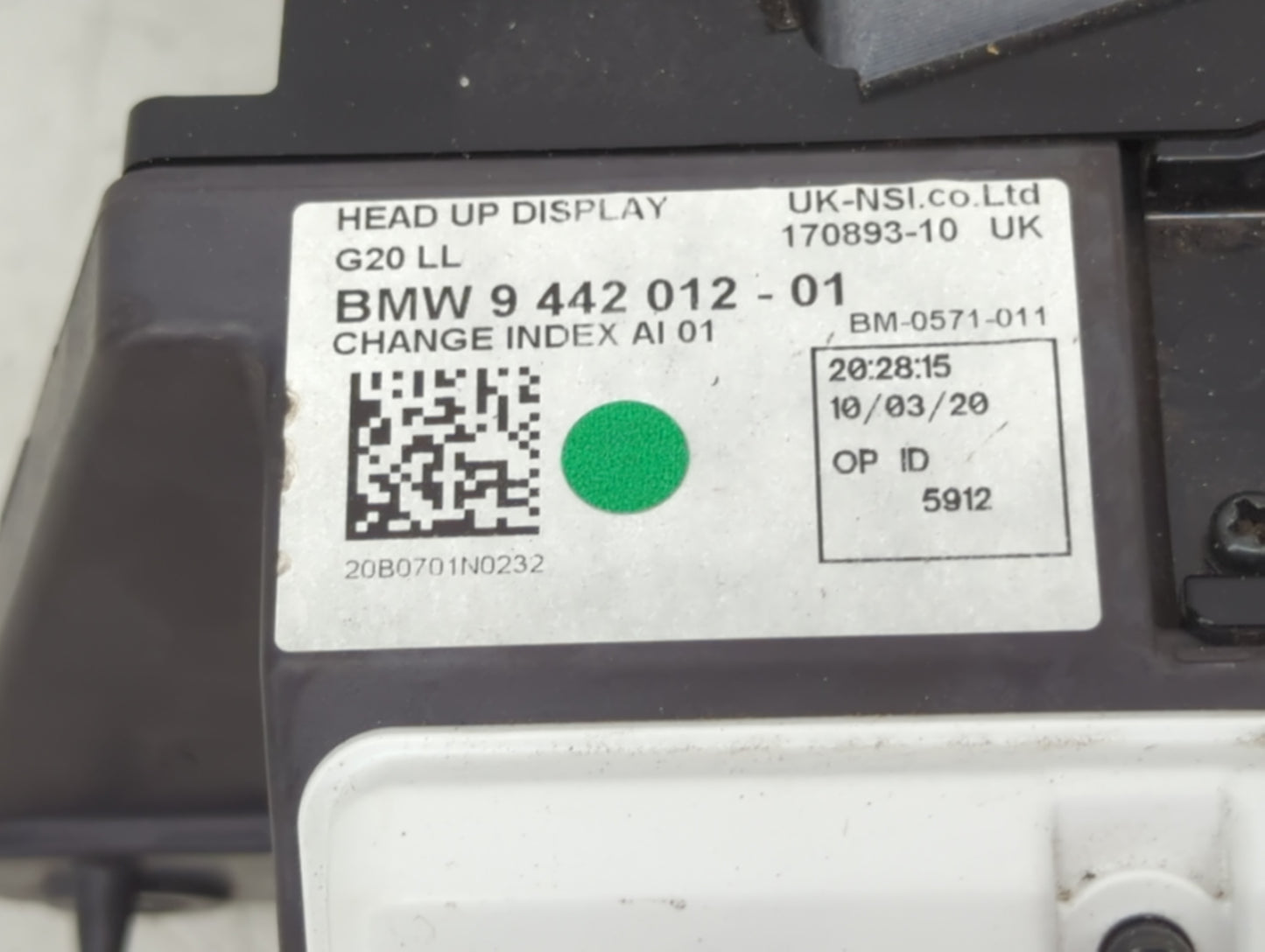 2019-2021 Bmw 330i Information Display Screen - Oemusedautoparts1.com