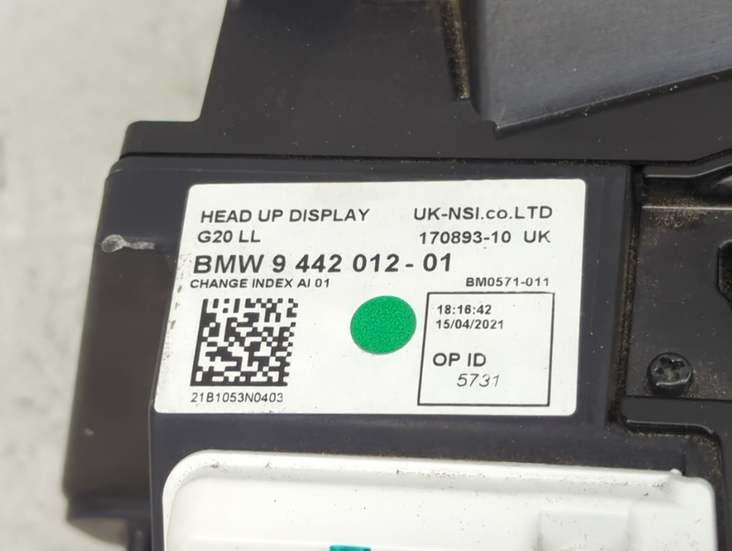 2021-2021 Bmw 330i Information Display Screen - Oemusedautoparts1.com