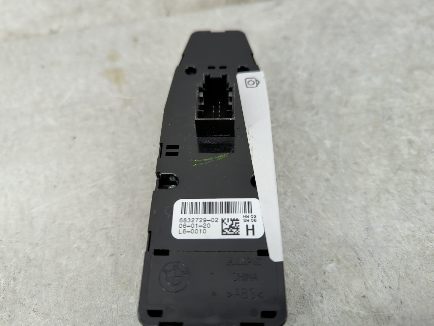 2021 Bmw 330i Master Power Window Switch Replacement Driver Side Left P/N:6832729-02 Fits OEM Used Auto Parts - Oemusedautop