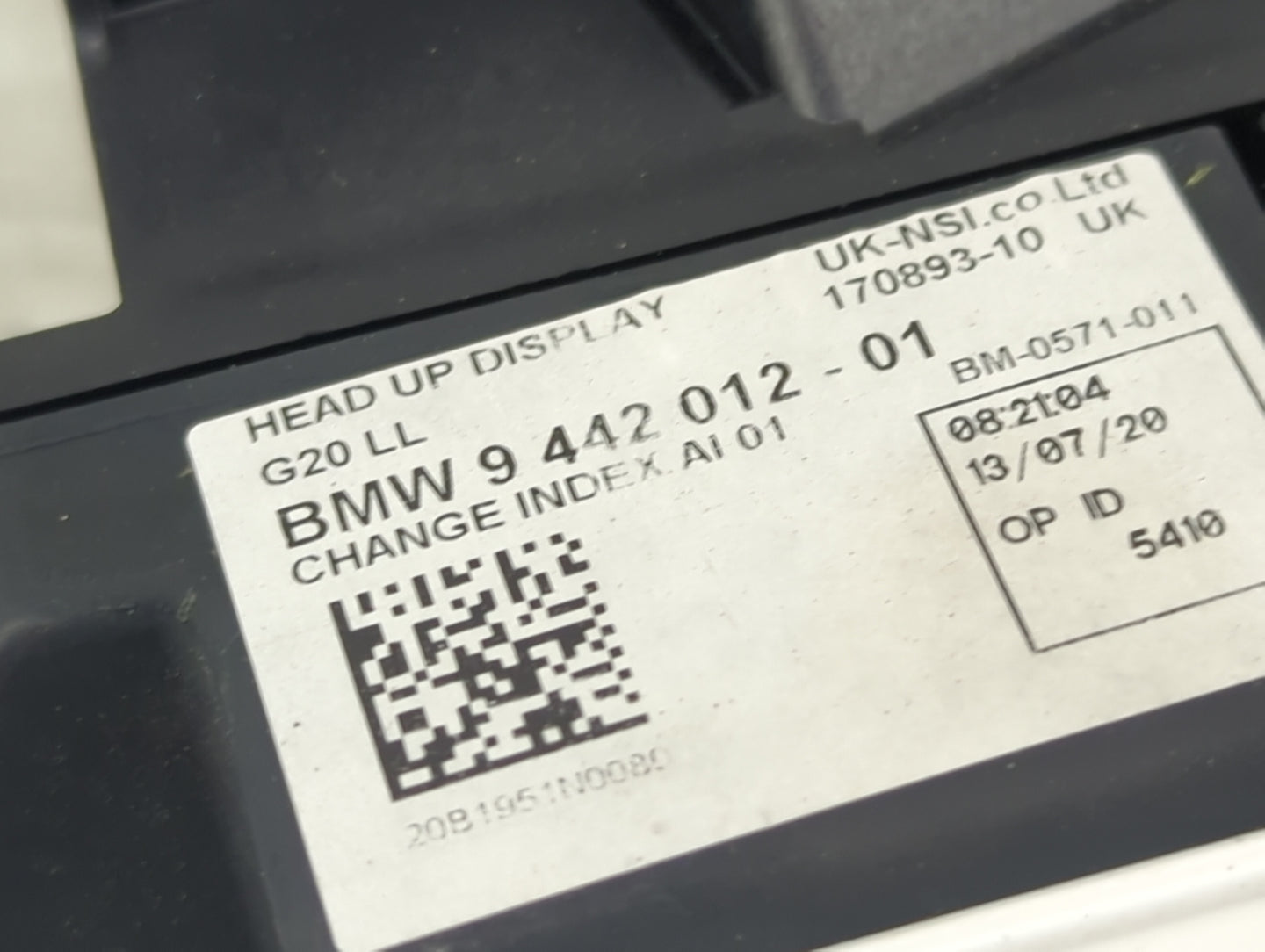 2019-2021 Bmw 330i Information Display Screen - Oemusedautoparts1.com