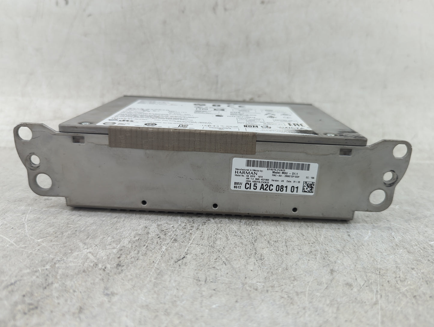 2021 Bmw 330i Radio AM FM Cd Player Receiver Replacement P/N:CI5A2C08101 HBB316L2143423, B316GY0L2143423 Fits Fits 2022 OEM 