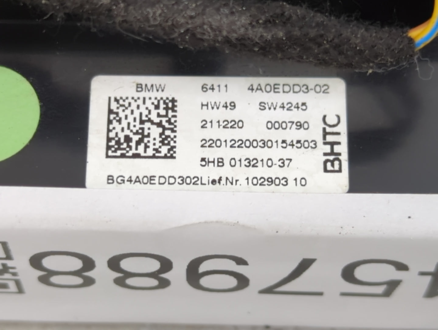 2021 Bmw 330i Climate Control Module Temperature AC/Heater Replacement P/N:4A0EDD3-02 5HB013210-37, BG4A0EDD302 Fits OEM Use