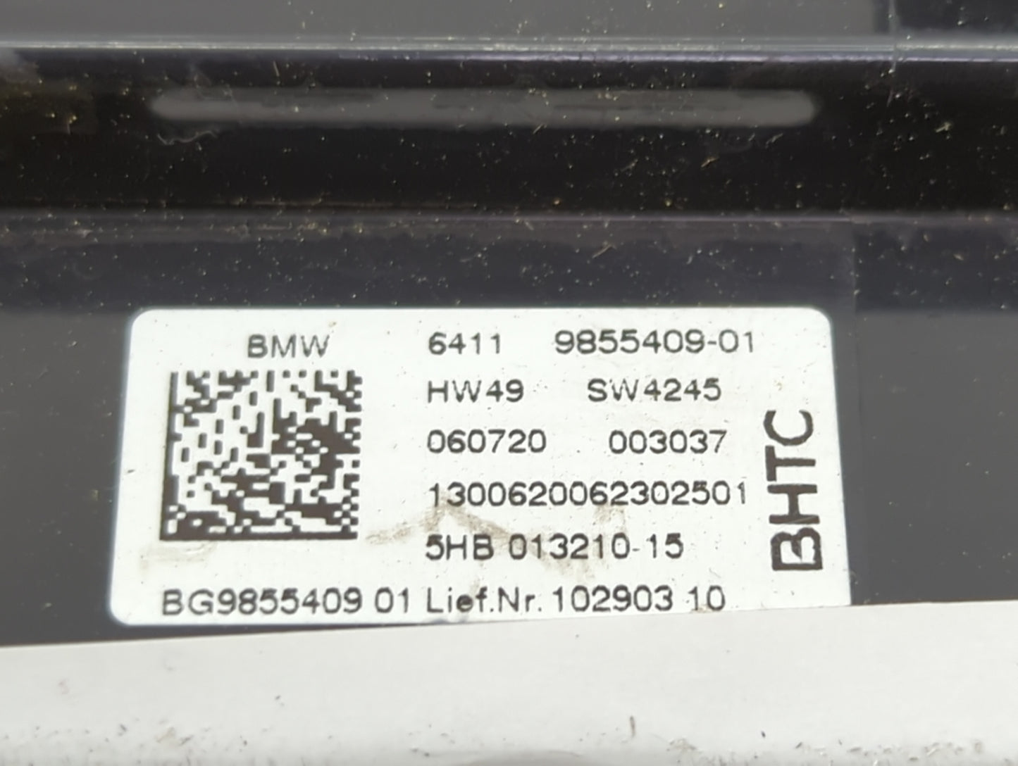 2019-2021 Bmw 330i Climate Control Module Temperature AC/Heater Replacement P/N:9855409-01 Fits Fits 2019 2020 2021 OEM Used