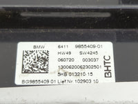 2019-2021 Bmw 330i Climate Control Module Temperature AC/Heater Replacement P/N:9855409-01 Fits Fits 2019 2020 2021 OEM Used