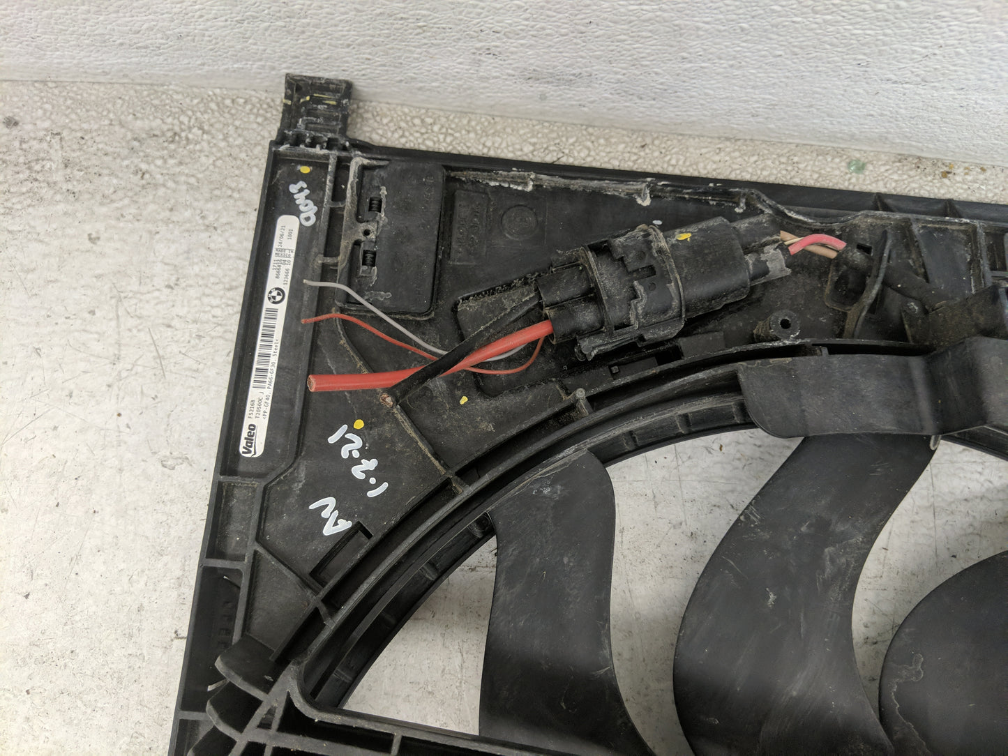 2019-2021 Bmw 330i Electric Radiator Cooling Fan Motor Assembly 1461441 - Oemusedautoparts1.com