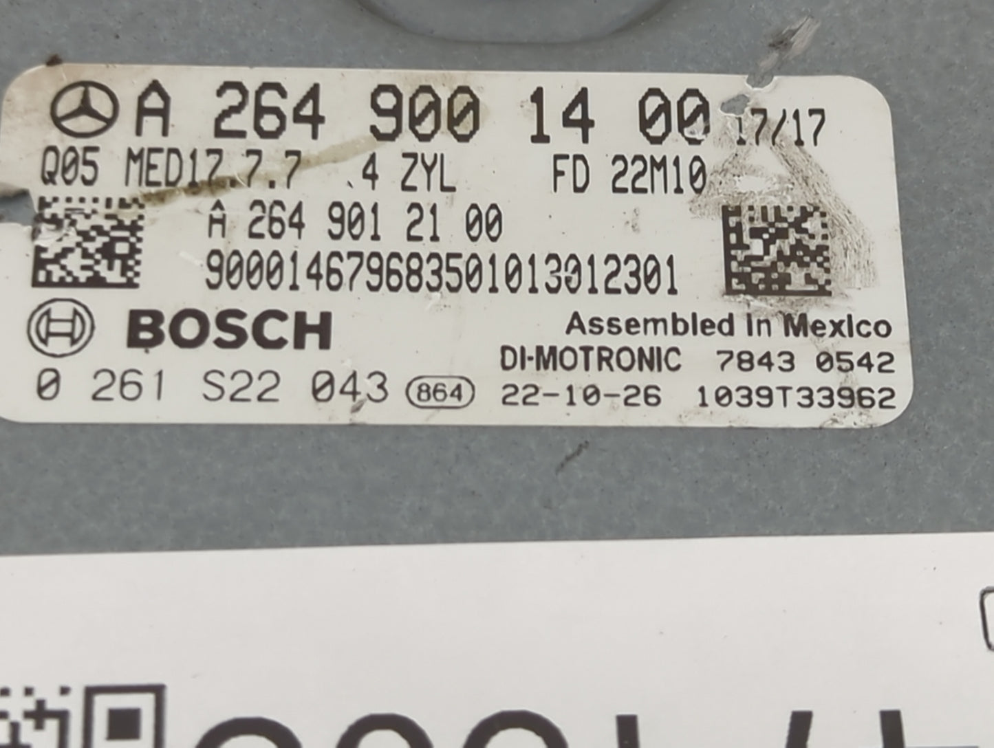 2021 Bmw 330i PCM Engine Control Computer ECU ECM PCU OEM P/N:A 264 901 21 00 A 264 900 14 00 Fits Fits 2022 OEM Used Auto P