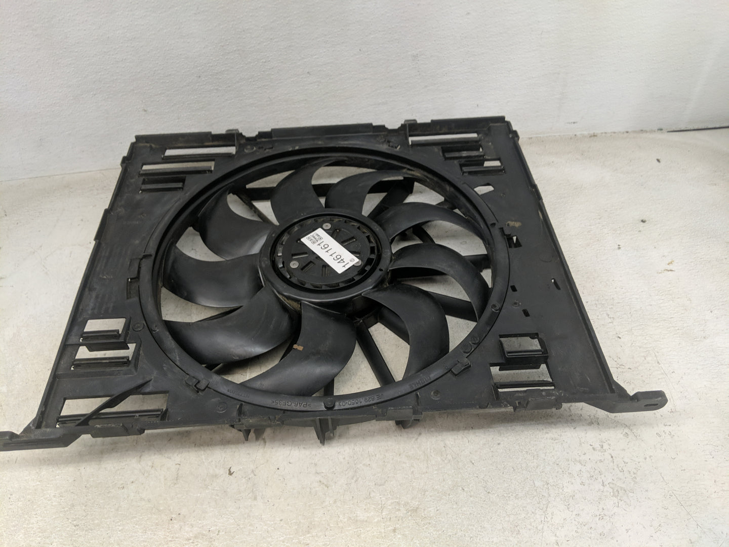 2021 Bmw 530 Electric Radiator Cooling Fan Motor Assembly Black - Oemusedautoparts1.com