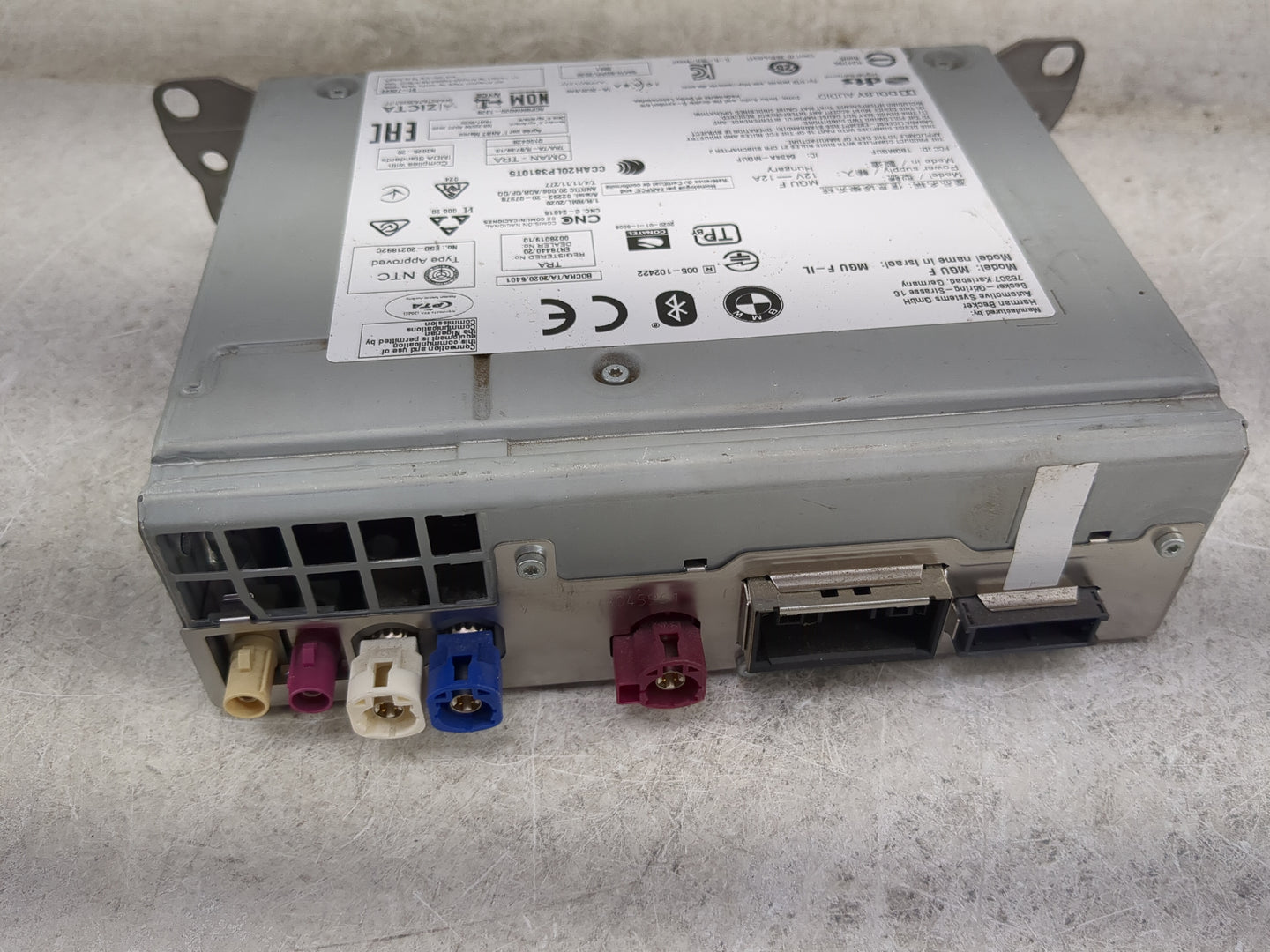 2021 Bmw 530i Radio AM FM Cd Player Receiver Replacement P/N:CI5A318F401 T8GMGUF, 6434A-MGUF, HBB316L3516472, CCAH20LP3810T5
