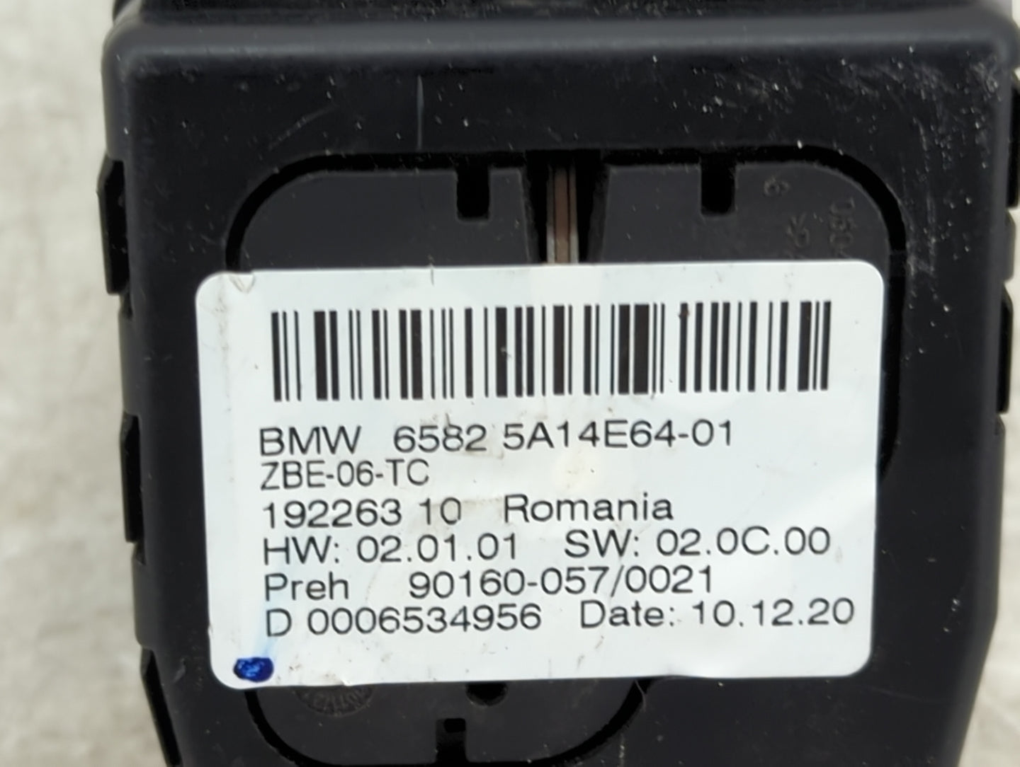 2021 Bmw 540i Radio AM FM Cd Player Receiver Replacement P/N:6582 5A14E64-01 ZBE-06-TC, 90160-057/0021 Fits OEM Used Auto Pa