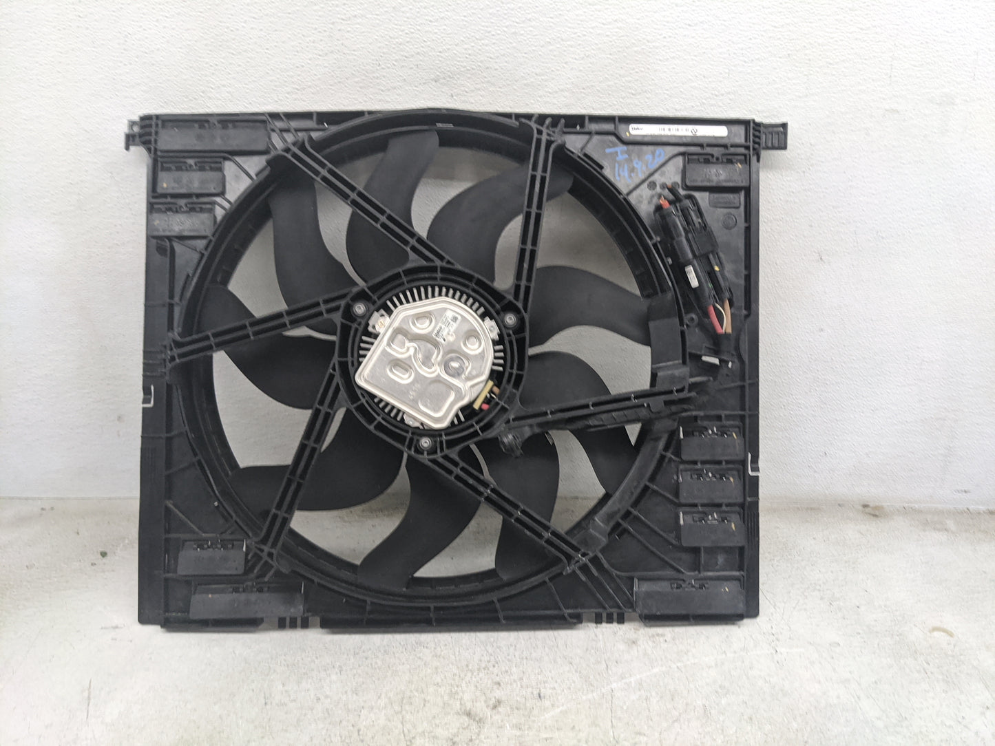 2021 Bmw M340i Electric Radiator Cooling Fan Motor Assembly 1460886 - Oemusedautoparts1.com