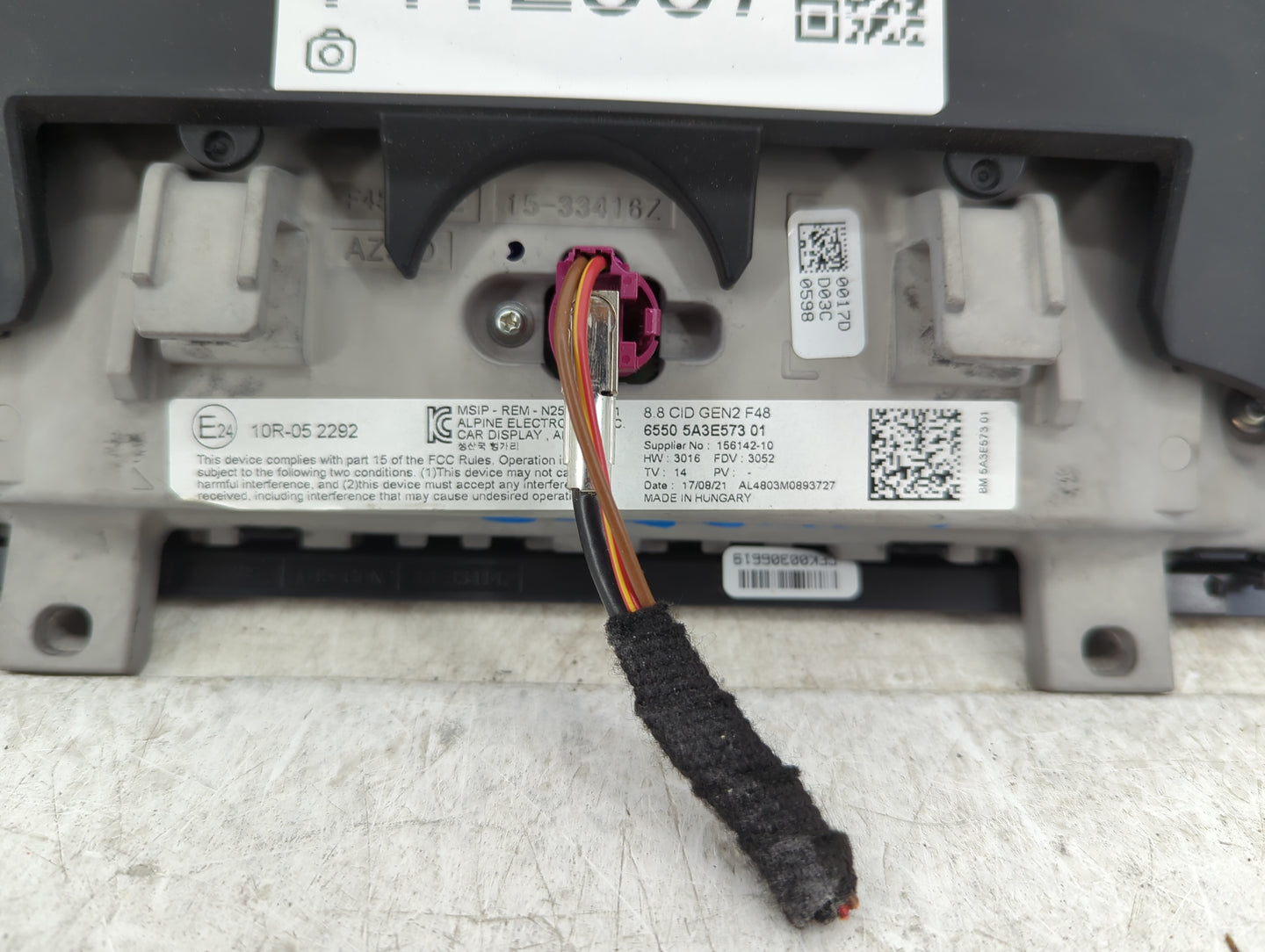 2018-2022 Bmw X1 Information Display Screen - Oemusedautoparts1.com