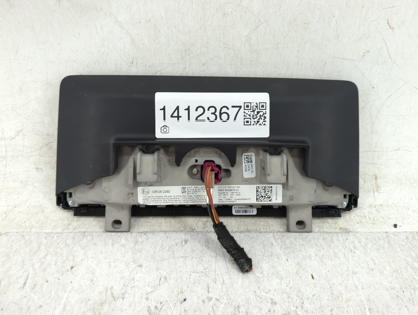 2018-2022 Bmw X1 Information Display Screen - Oemusedautoparts1.com