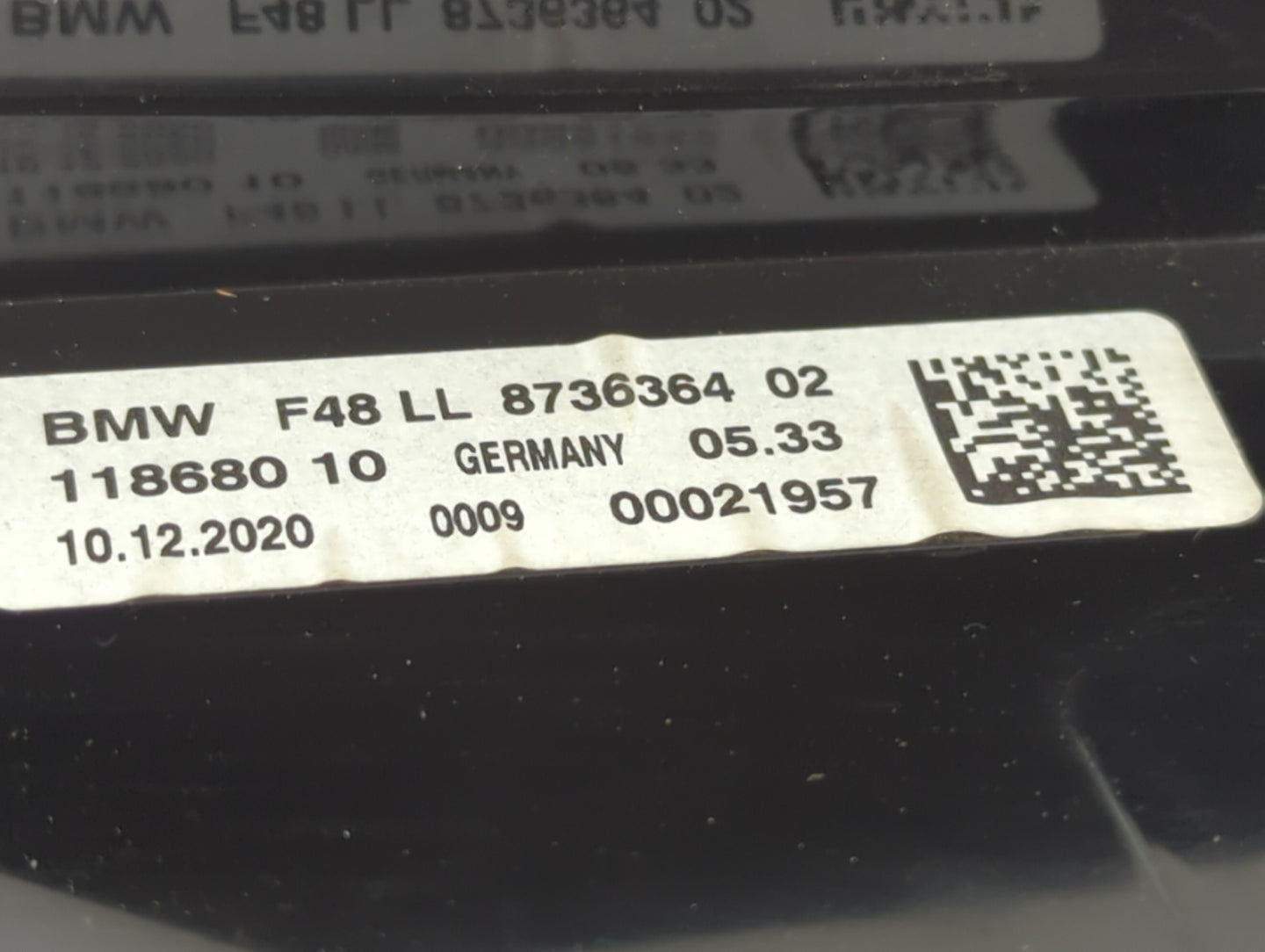 2018-2022 Bmw X1 Information Display Screen - Oemusedautoparts1.com
