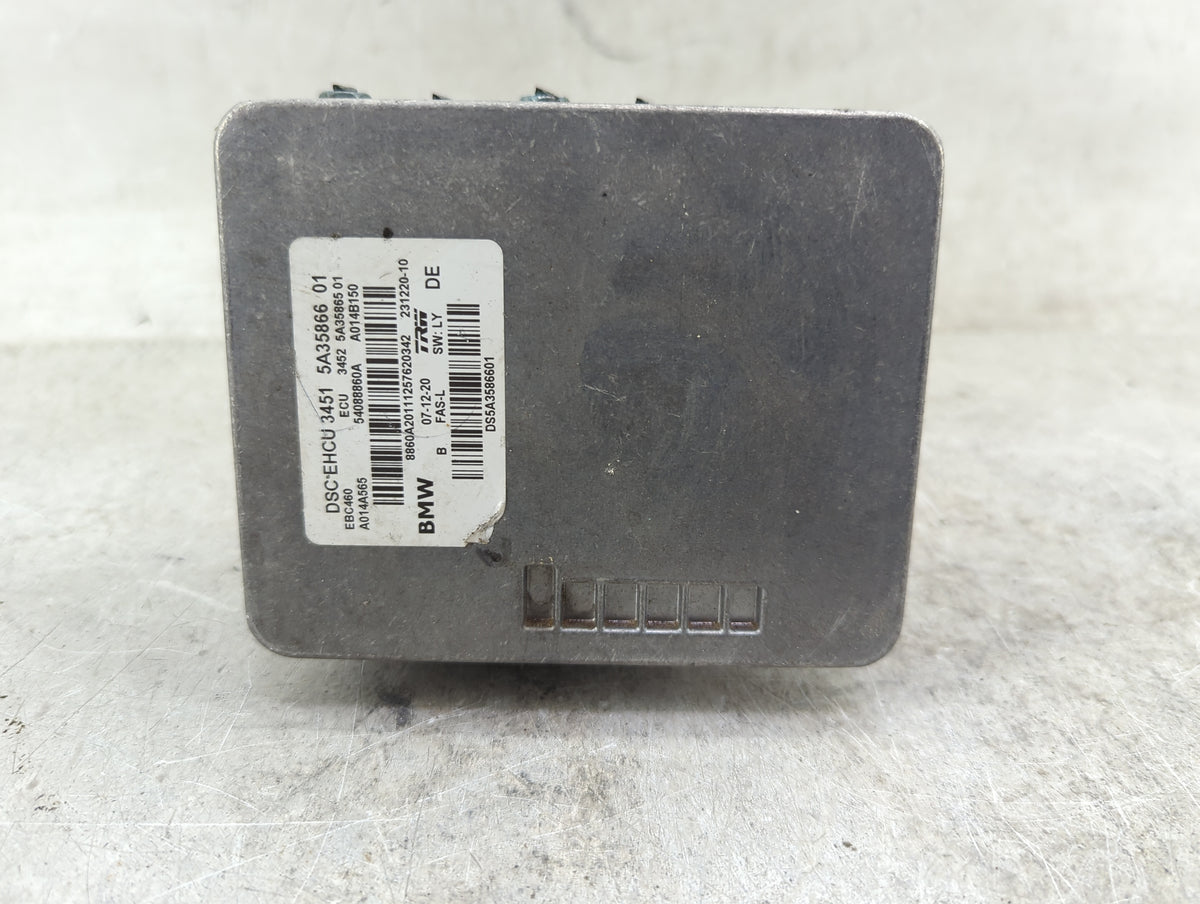 2018-2021 Bmw X3 Anti-Lock Brake ABS Pump Module Actuator OEM P/N:DSC-EHCU3451 5A35866 01 Fits Fits 2016 2017 2018 2019 2020