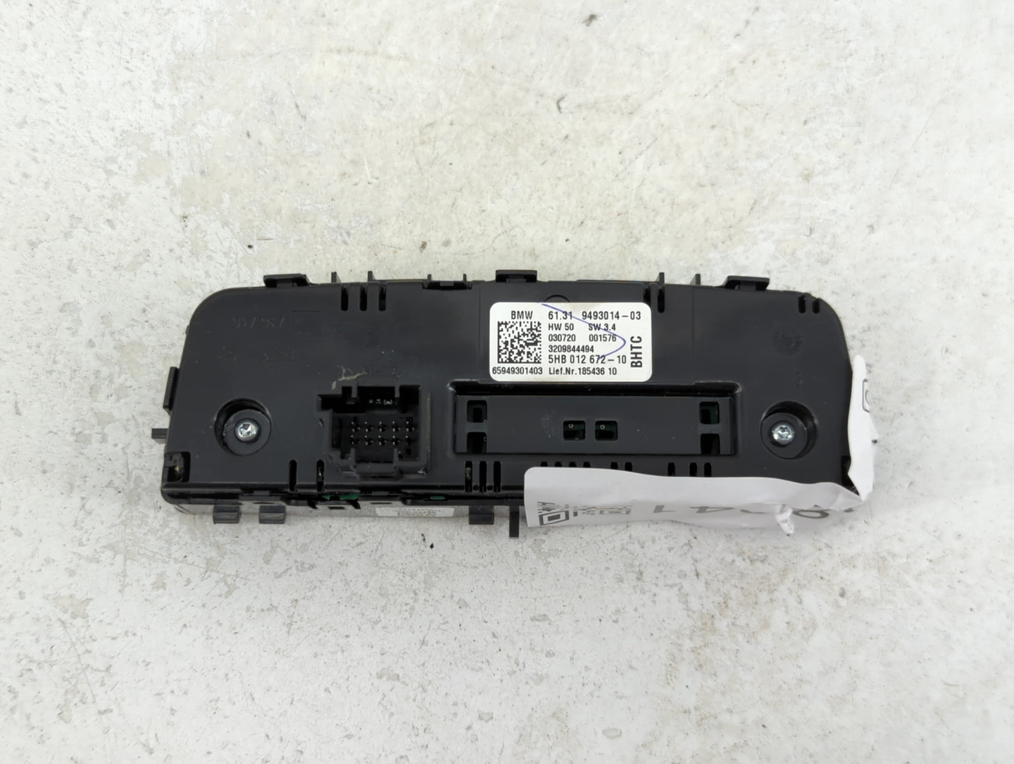 2018-2021 Bmw X3 Climate Control Module Temperature AC/Heater Replacement P/N:9493014-03 5HB012672-10 Fits OEM Used Auto Par