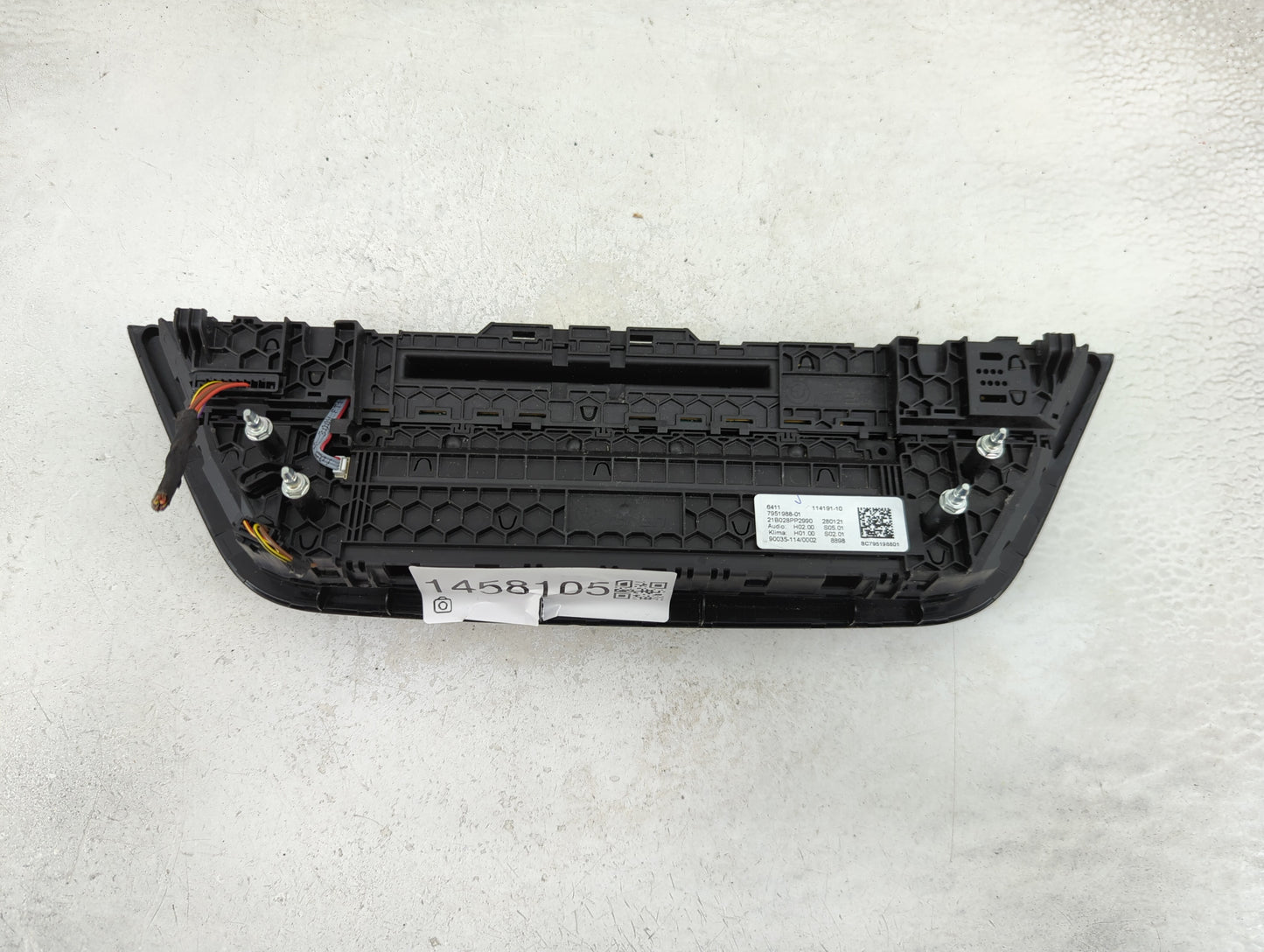 2018-2021 Bmw X3 Climate Control Module Temperature AC/Heater Replacement P/N:7951988-01 Fits Fits 2018 2019 2020 2021 OEM U