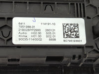 2018-2021 Bmw X3 Climate Control Module Temperature AC/Heater Replacement P/N:7951988-01 Fits Fits 2018 2019 2020 2021 OEM U