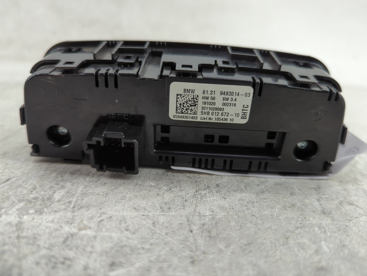 2018-2021 Bmw X3 Climate Control Module Temperature AC/Heater Replacement P/N:9493014-03 Fits Fits 2018 2019 2020 2021 OEM U