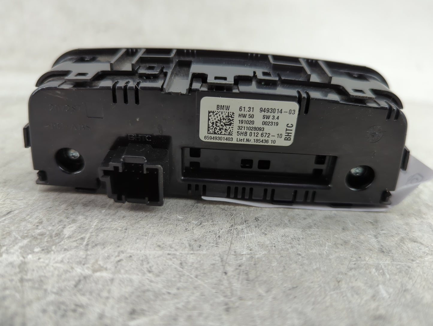 2018-2021 Bmw X3 Climate Control Module Temperature AC/Heater Replacement P/N:9493014-03 Fits Fits 2018 2019 2020 2021 OEM U