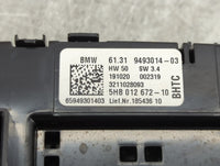 2018-2021 Bmw X3 Climate Control Module Temperature AC/Heater Replacement P/N:9493014-03 Fits Fits 2018 2019 2020 2021 OEM U