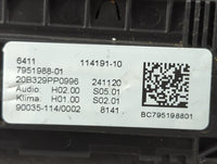 2018-2021 Bmw X3 Climate Control Module Temperature AC/Heater Replacement P/N:7951988-01 114191-10 Fits Fits 2018 2019 2020 