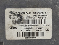 2018-2021 Bmw X3 ABS Pump Control Module Replacement P/N:5A35866 Fits Fits 2016 2017 2018 2019 2020 2021 OEM Used Auto Parts