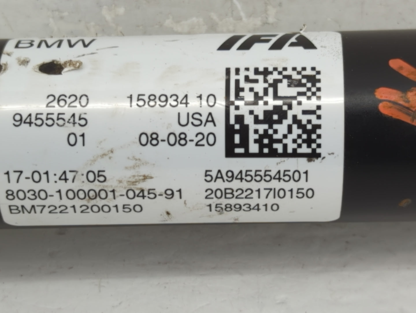2018-2022 Bmw X3 Front Driveshaft Oem - Oemusedautoparts1.com