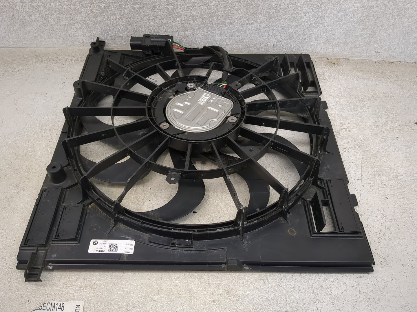 2020-2022 Bmw X3 Electric Radiator Cooling Fan Motor Assembly 1461088 - Oemusedautoparts1.com