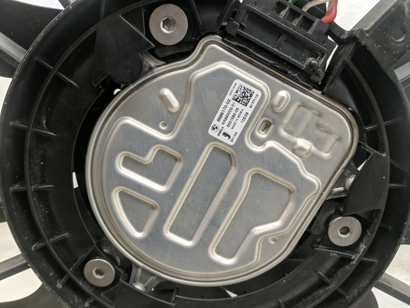 2020-2022 Bmw X3 Electric Radiator Cooling Fan Motor Assembly 1461164 - Oemusedautoparts1.com