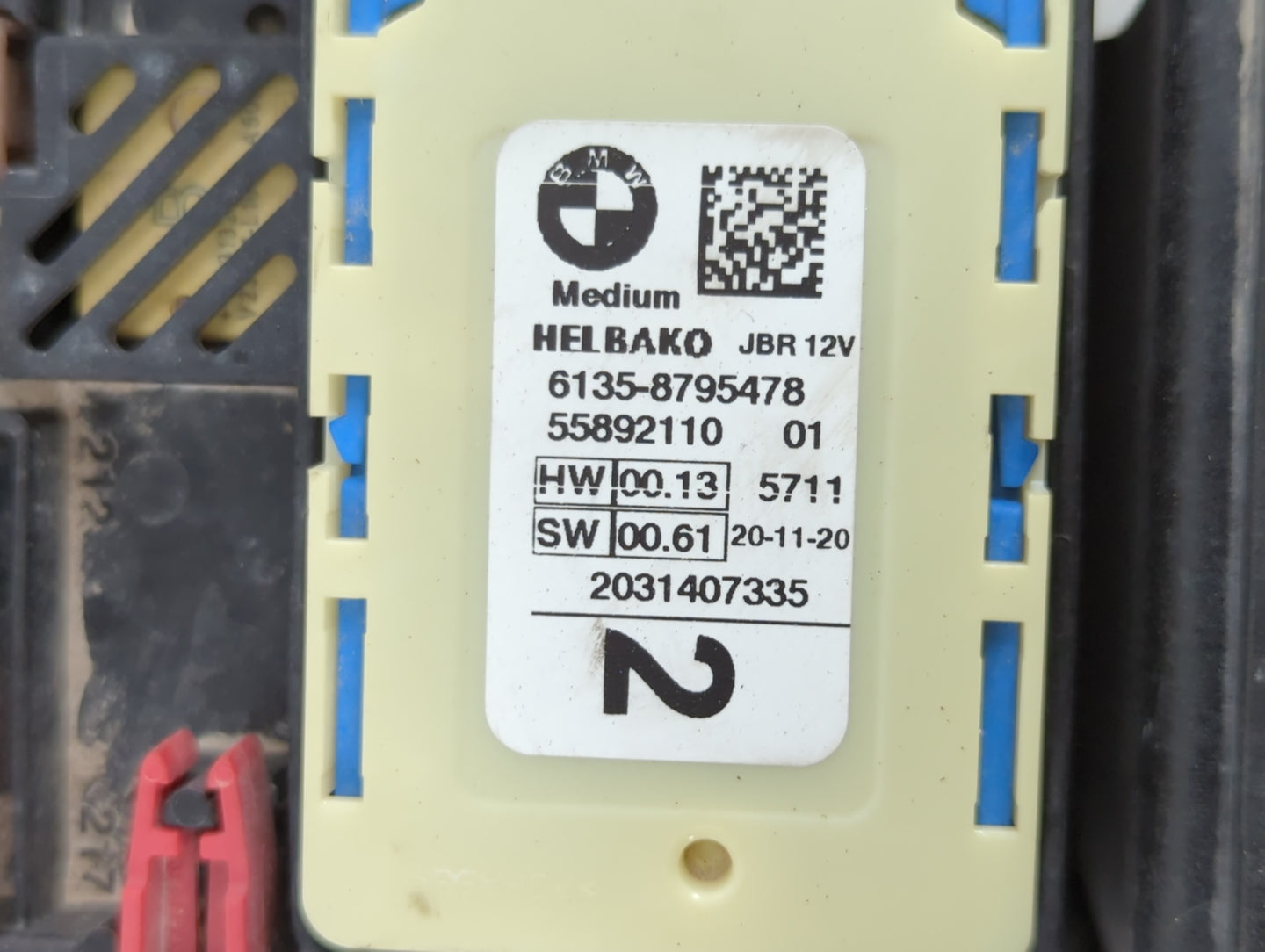 2020-2021 Bmw X3 Fusebox Fuse Box Panel Relay Module P/N:6135-8795478 P00166264-AD, 6114 9439006-01 Fits Fits 2020 2021 OEM 